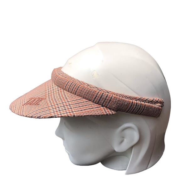 TAIL Plaid Brown Golf Visor - Picture 3 of 5